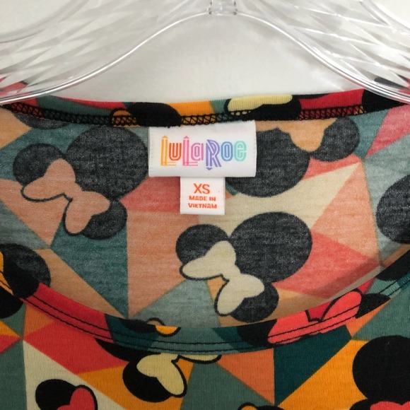Lularoe Minnie Mouse Disney Irma Orange Size XS - Picture 4 of 7